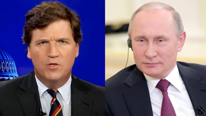 Tuckers interviewing Putin and I can't understand why the le