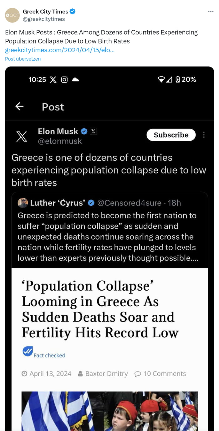 Elon Musk: Greeks don't know how to fck