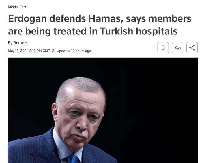 Turkey is officially supporting HAMAS???
