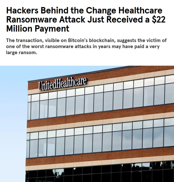 United Healthcare/Change need to be sued ... hard!