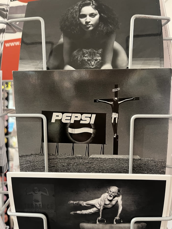 Pepsi postcard in our shop
