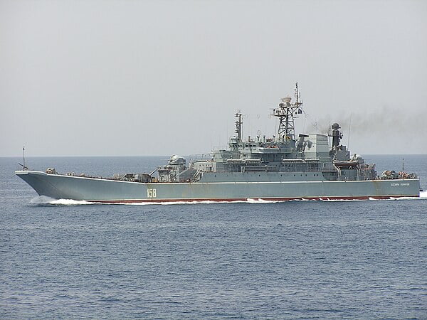 Russian large landing ship “Caesar Kunikov” has been sta