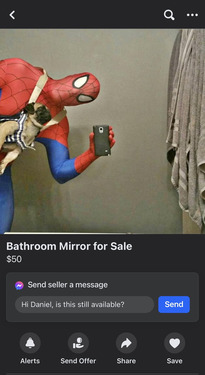 Came across a mirror for sale on marketplace