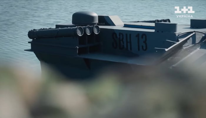 This is a sea baby naval drone with 6 guided missiles, SBU h