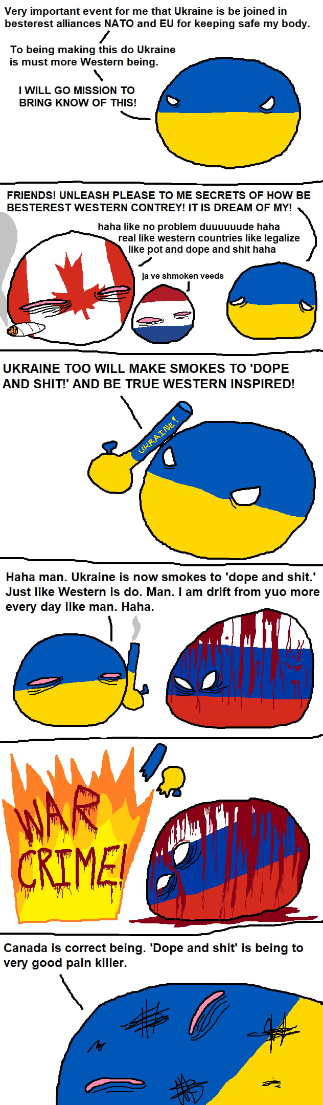Ukraine legalizes dope !