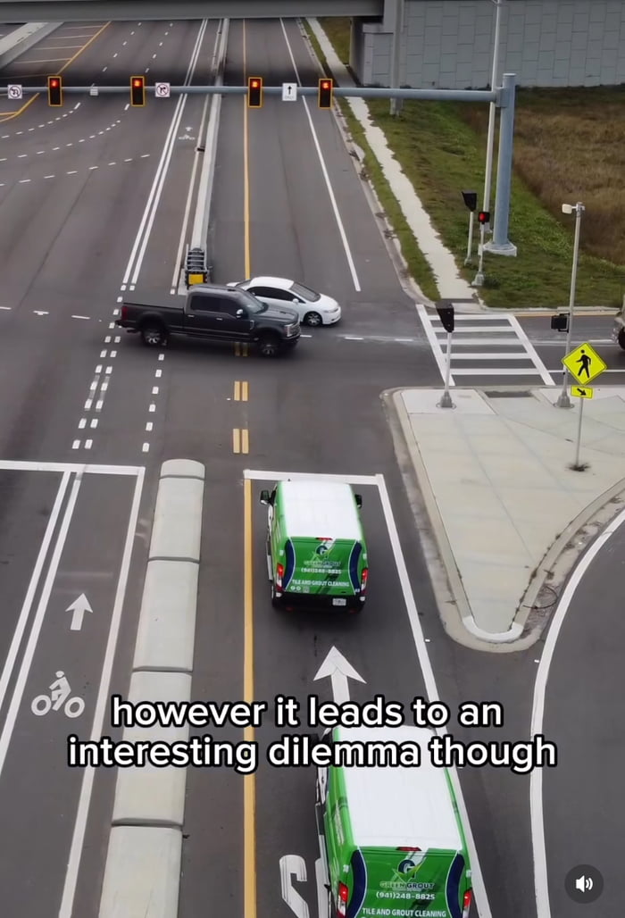 Would you guys use that bike lane?