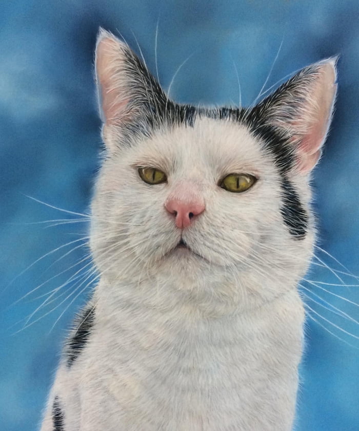 Like a real one! Artist Joanne Smith, pastel.