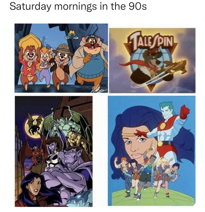 Saturday mornings in the 90s?