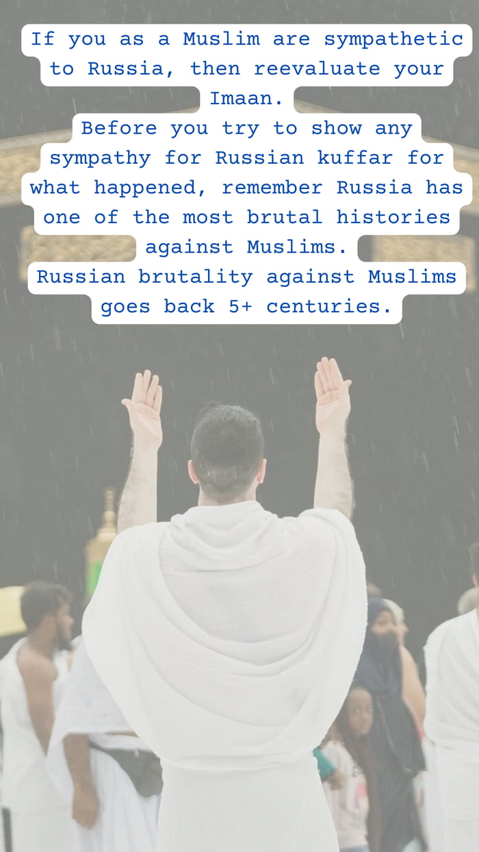 Muslims should unite against Russia