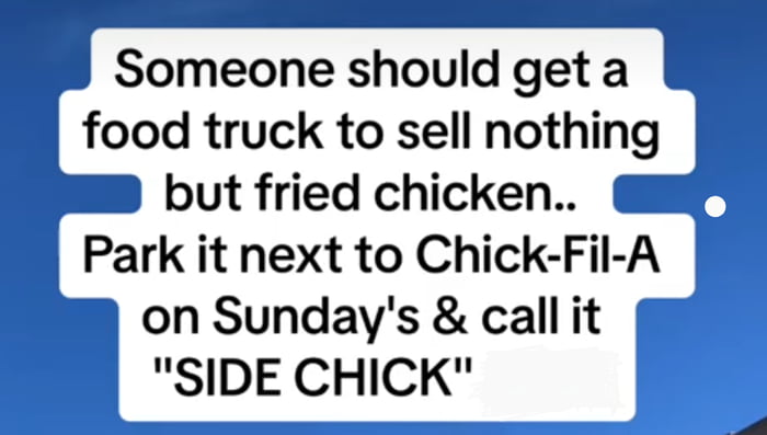 Chick-fil-A side chick