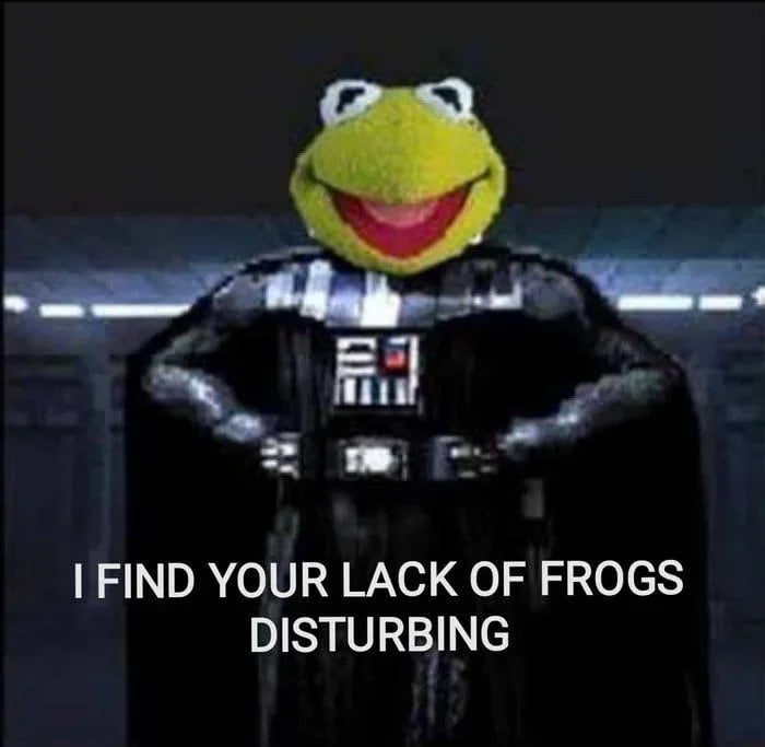 The frog is strong with this one