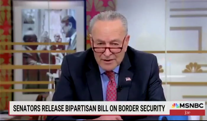 Schumer is saying very dangerous things today such as if thi
