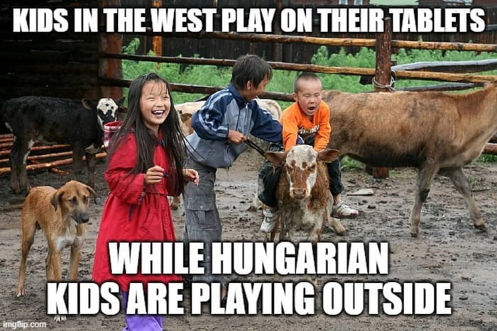Go outside and play like hungarian kids!