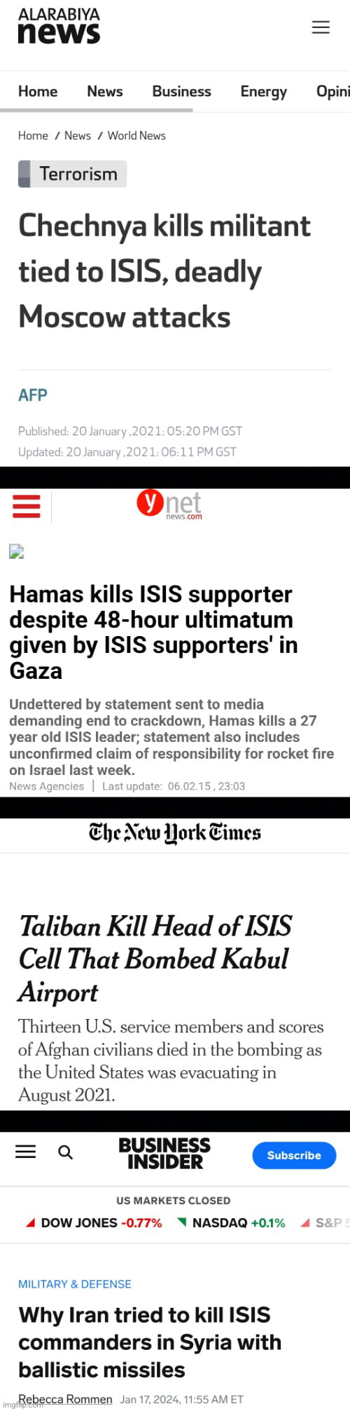 Tell me why most of isis enemy are us and israel enemy