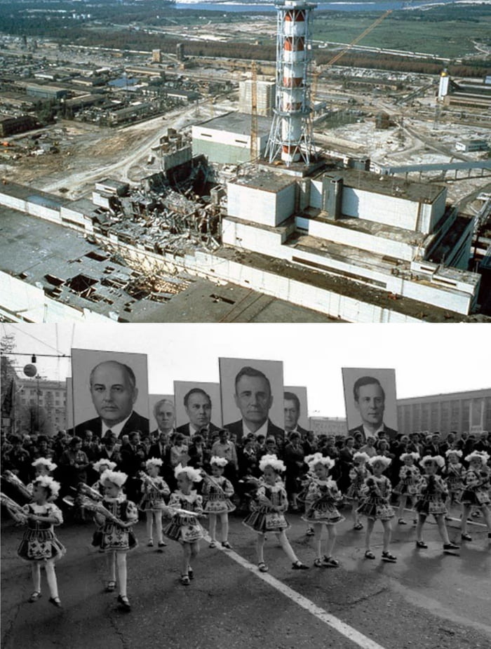 26 April 1986. Pics from Kyiv (~ 130 км to Chernobyl) a we