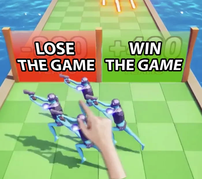 Every mobile game ad be like