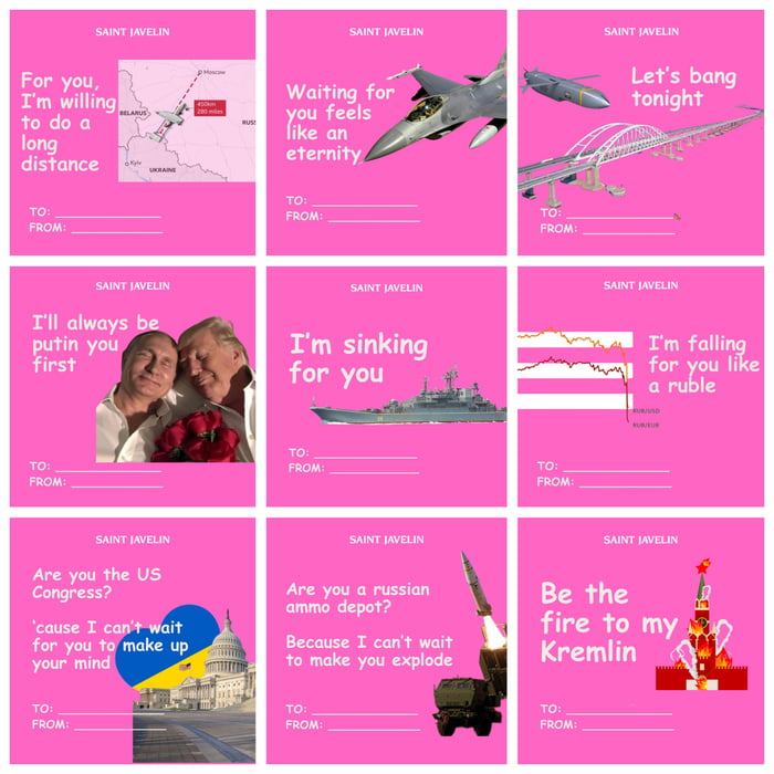 Happy valentines to Russian sailors - share a nice card with