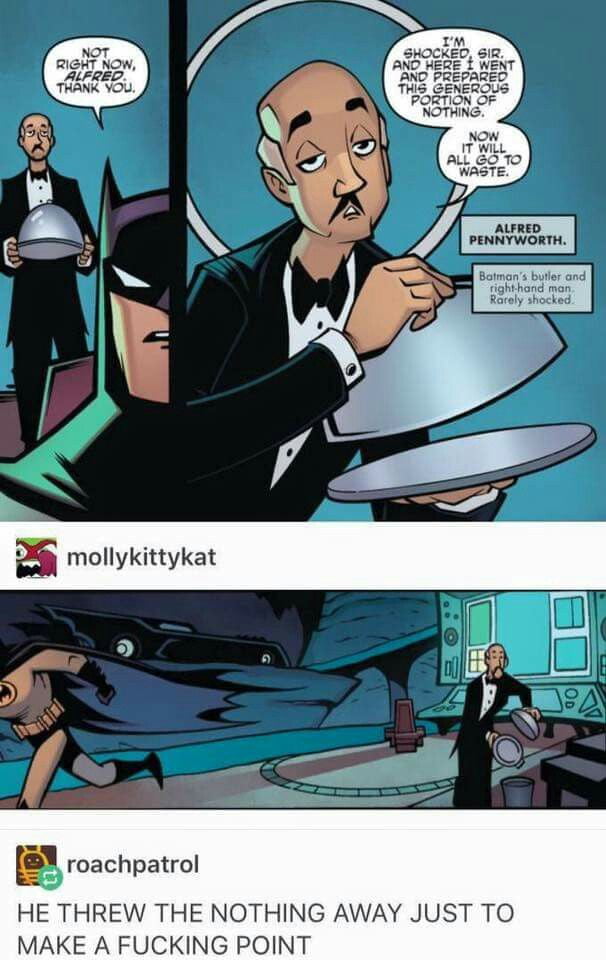 You can't outsmart Alfred