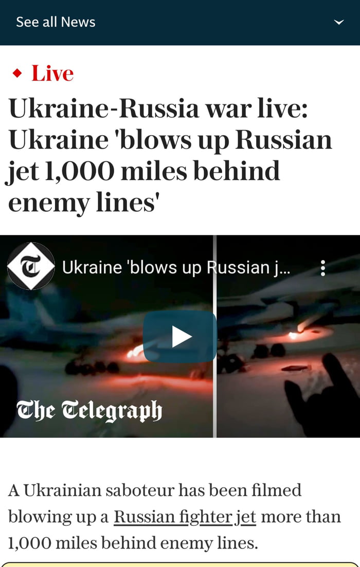 Russia "out borders are secure" Also Russia: