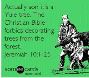 Its a Yule Tree you Stupid Americans !