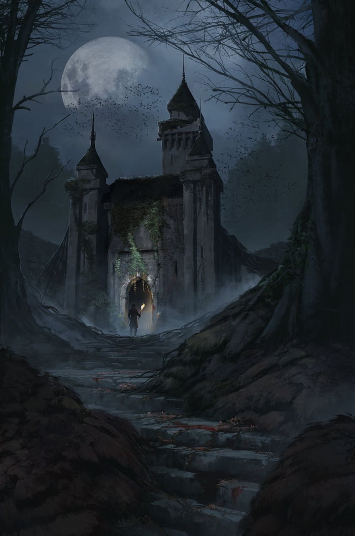 Do you enter this haunted castle? If so look in the comments