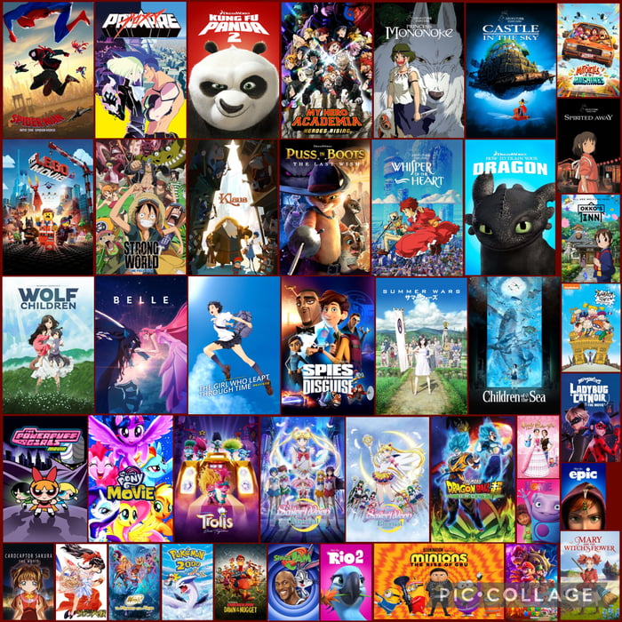 Animated/Anime Movie: You can only pick 3?