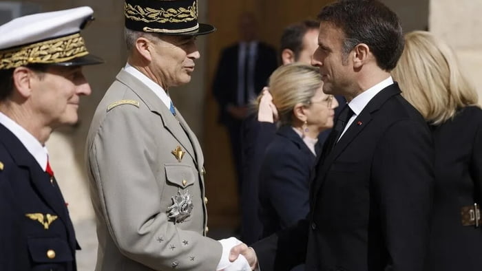 French military chief backs Macron over possibility of sendi