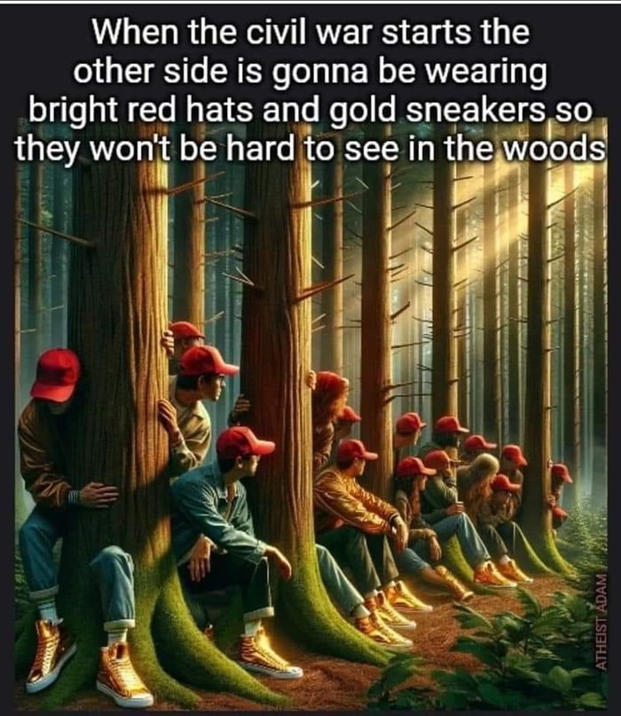 Scared sheep will hide in the woods