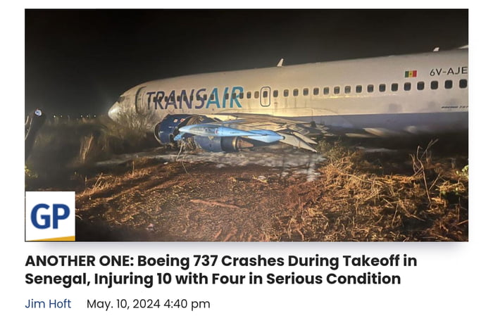 Another Day another Boeing Disaster
