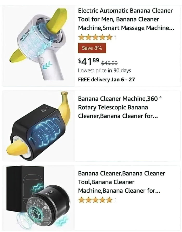 Banana cleaner for men