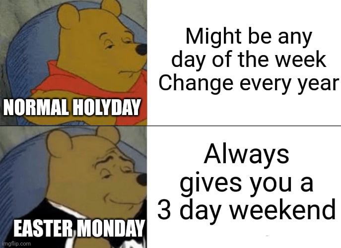 Weekend = days i dont work