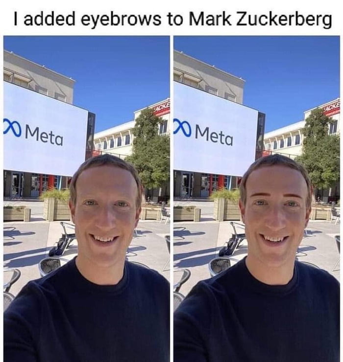 Eyebrows’ Mark: Less human or more human?