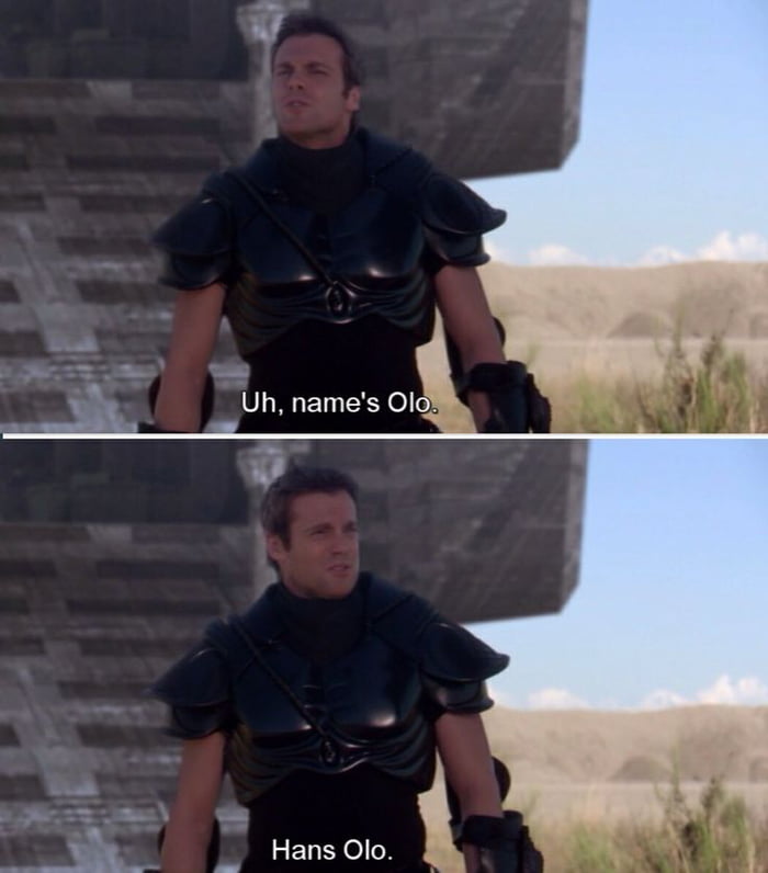 I'm watching Stargate the very first time. I was really hard