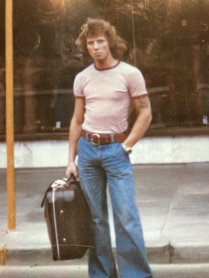 My dad just passed and I found this photo of him at 20 years