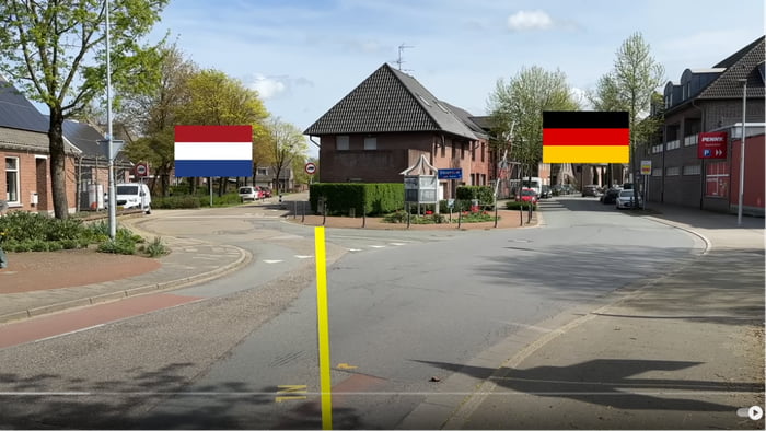 Netherland/German town which are in both countries. They eve Image
