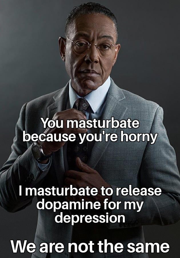 I masturbate because I'm bored