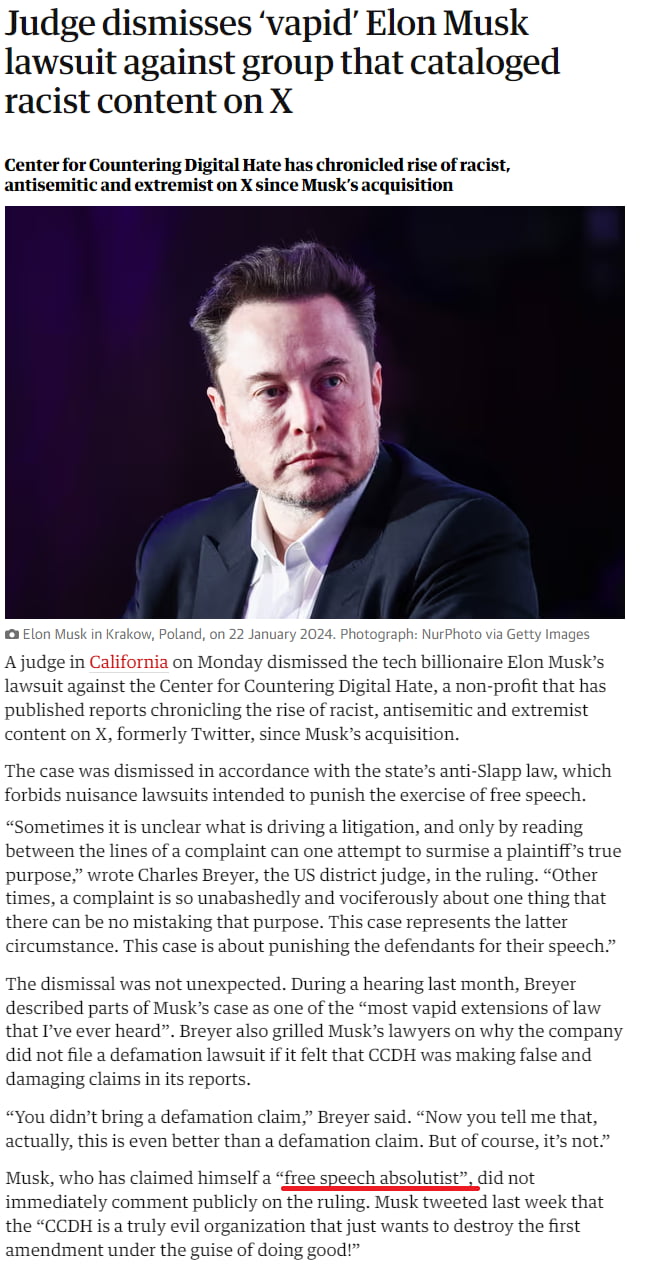 Thanks Elon for the "Free of Speech" lesson. Where would the