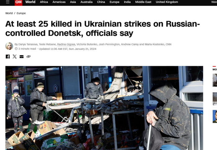 Rare case that some Western media are reporting truth. Ukrai