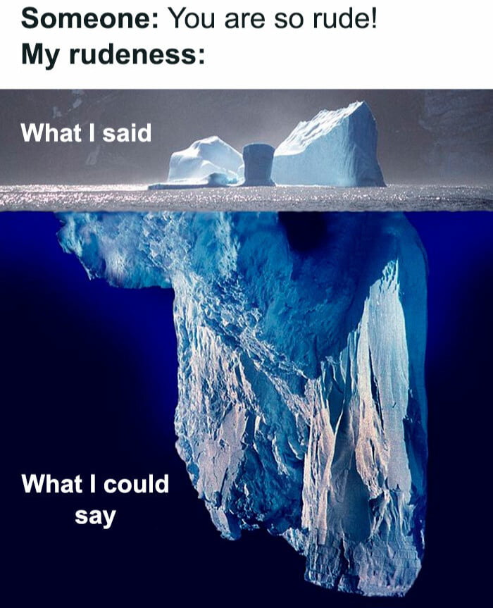 Just the tip of the iceberg