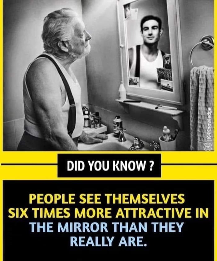 Mirrors are lying!