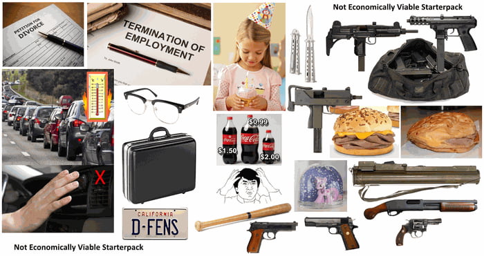 Not economically viable starter pack
