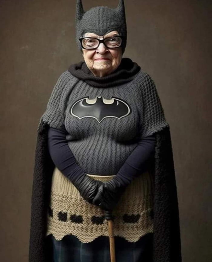Bat Gran: the dark knit