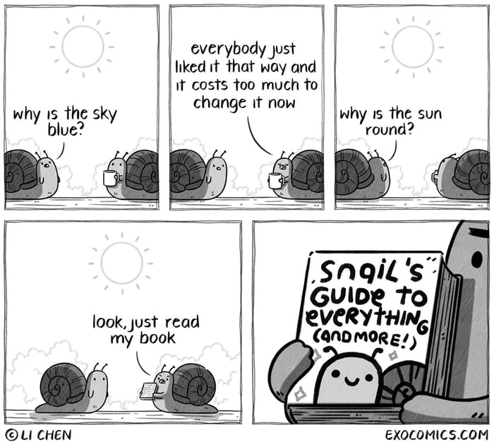 Snail's guide to everything