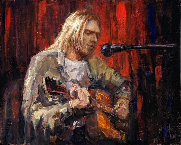 Unplugged (updated), My oil painting