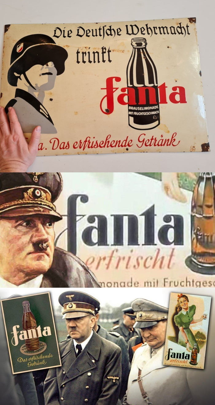 Fanta was invented under the German Third Reich to replace C