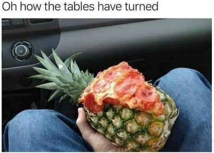 Take that pineapple!!!