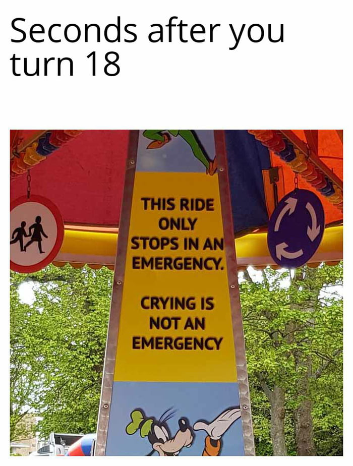 Ride only stops in an emergency