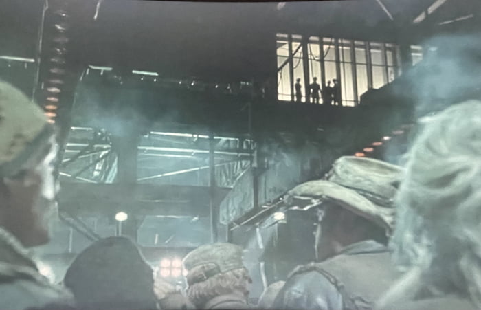Who these people in the top right of the frame in terminator