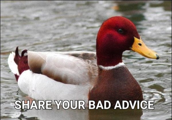 Use this malicious advice mallard post to give others bad ad