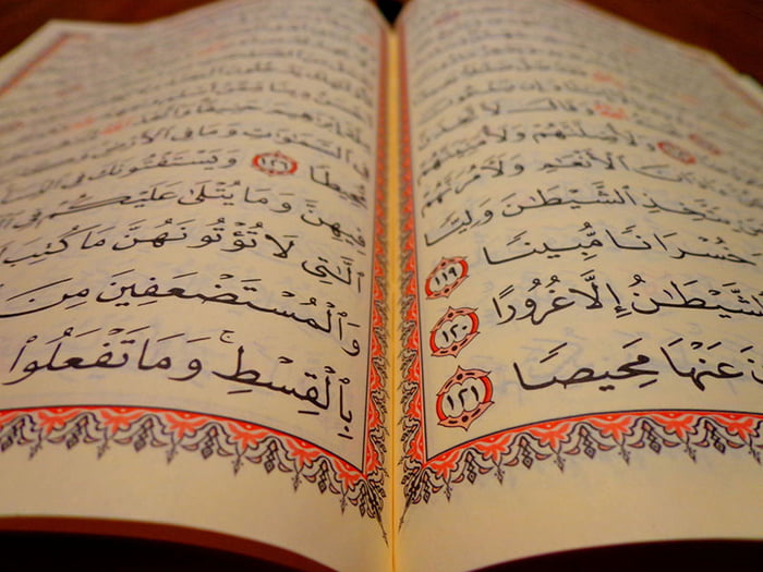 The Qur'an contains: prayers, moral guidance, historical nar